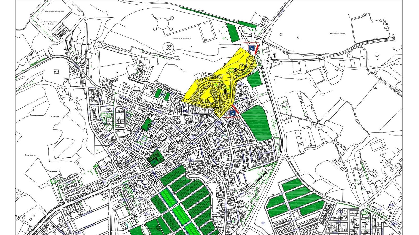 Aparcamientos gratuitos en la Feria Medieval de Palos de la Frontera