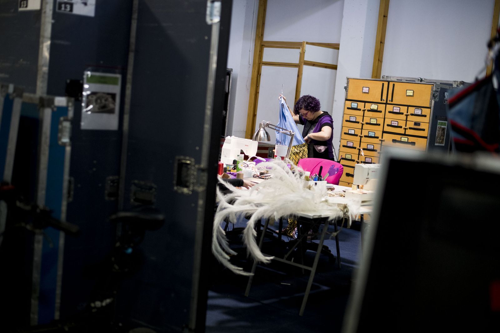 Fotos: El Circo del Sol entre bambalinas