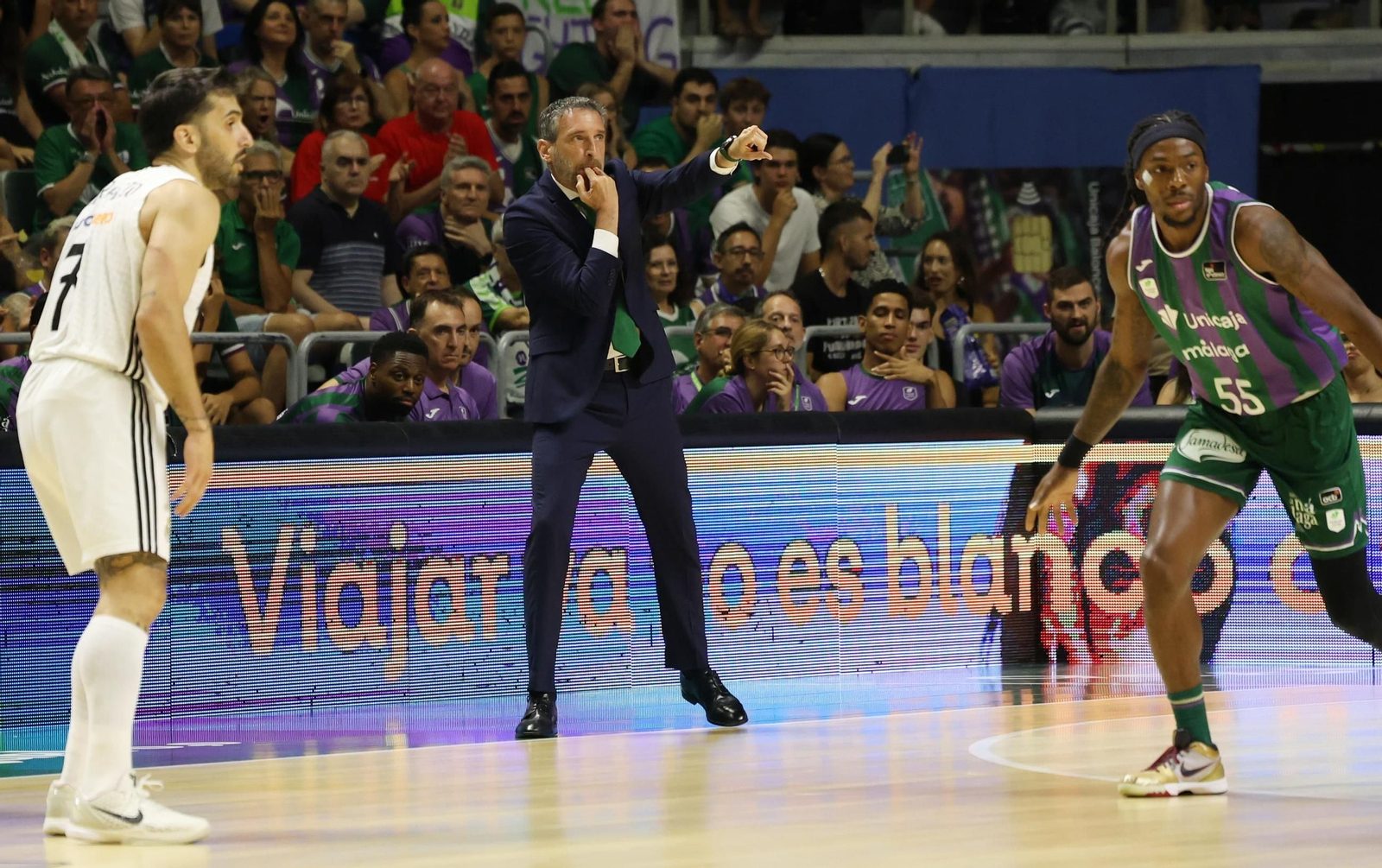 El Unicaja-Real Madrid, en fotos