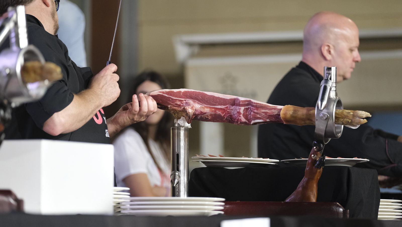 Imágenes del Concurso Nacional de Cortadores de Jamón de Serón