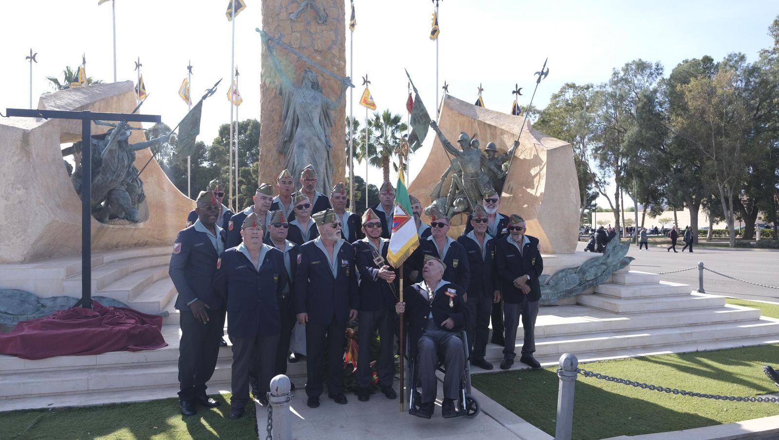 Conmemoración del Combate de Edchera en la Base Álvarez de Sotomayor de La Legión, en imágenes