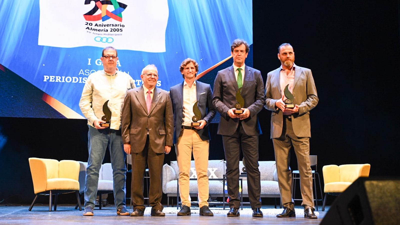 Juanjo Salvador, Mariano Sarmiento, Carlos Carreño y Miguel Ángel Florido.