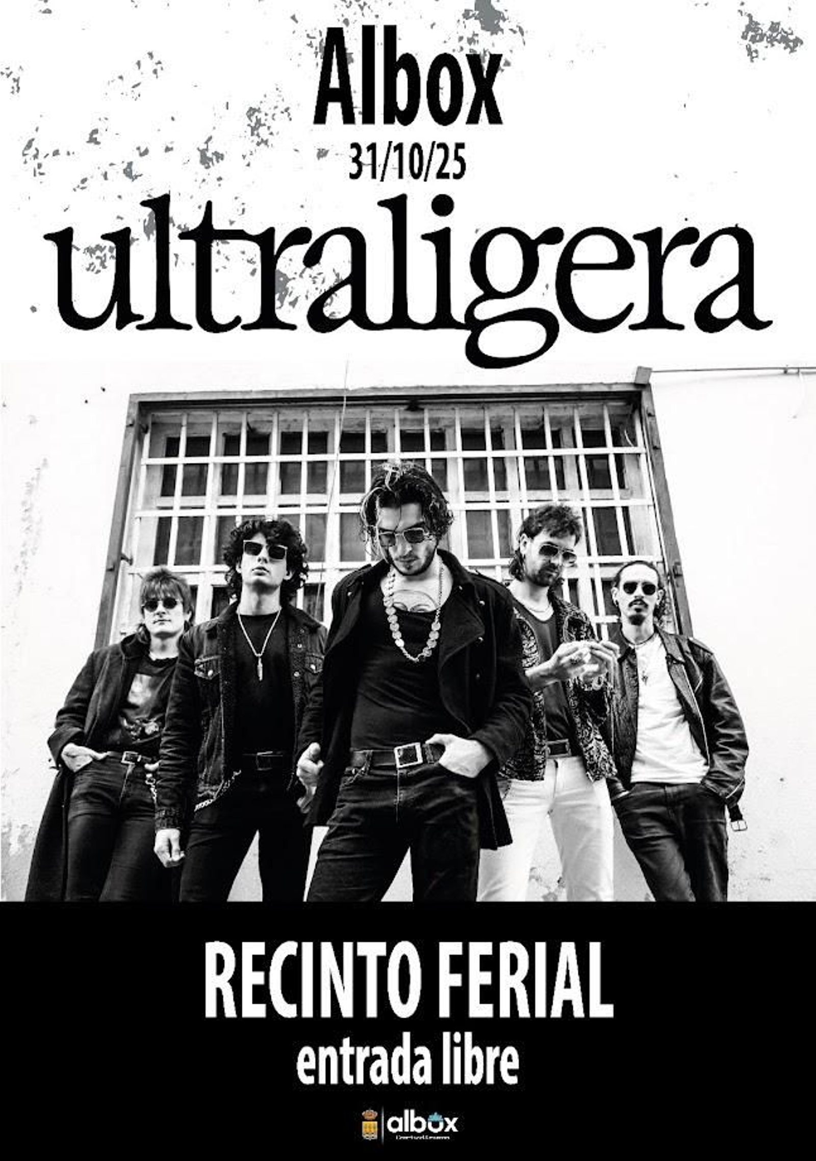 Cartel de la actuación.