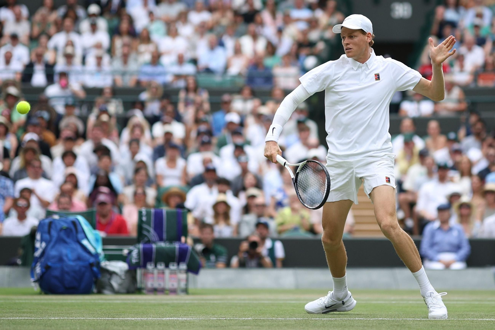 Las fotos de Wimbledon con las clasificaciones de Djokovic y Sinner