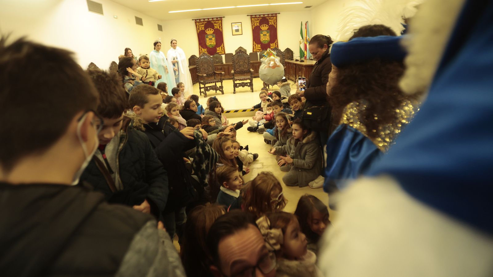 Las fotos de la recepción a los Reyes Magos en el ayuntamiento de La Línea