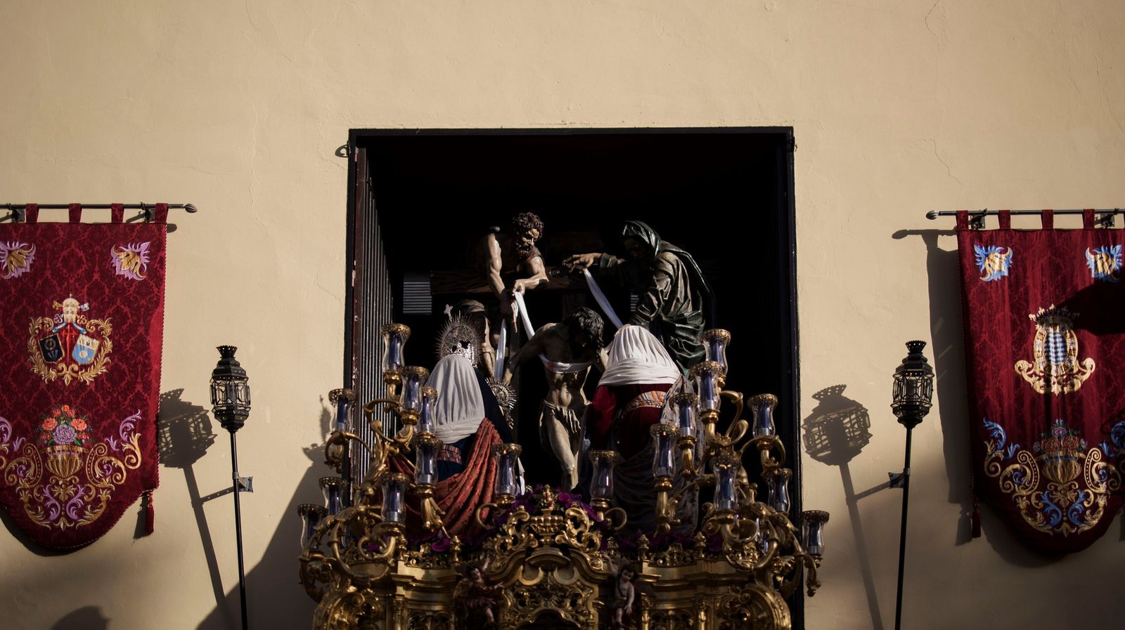 Imagen del misterio del Sagrado Descendimiento, de la Soledad, el Viernes Santo del año pasado.
