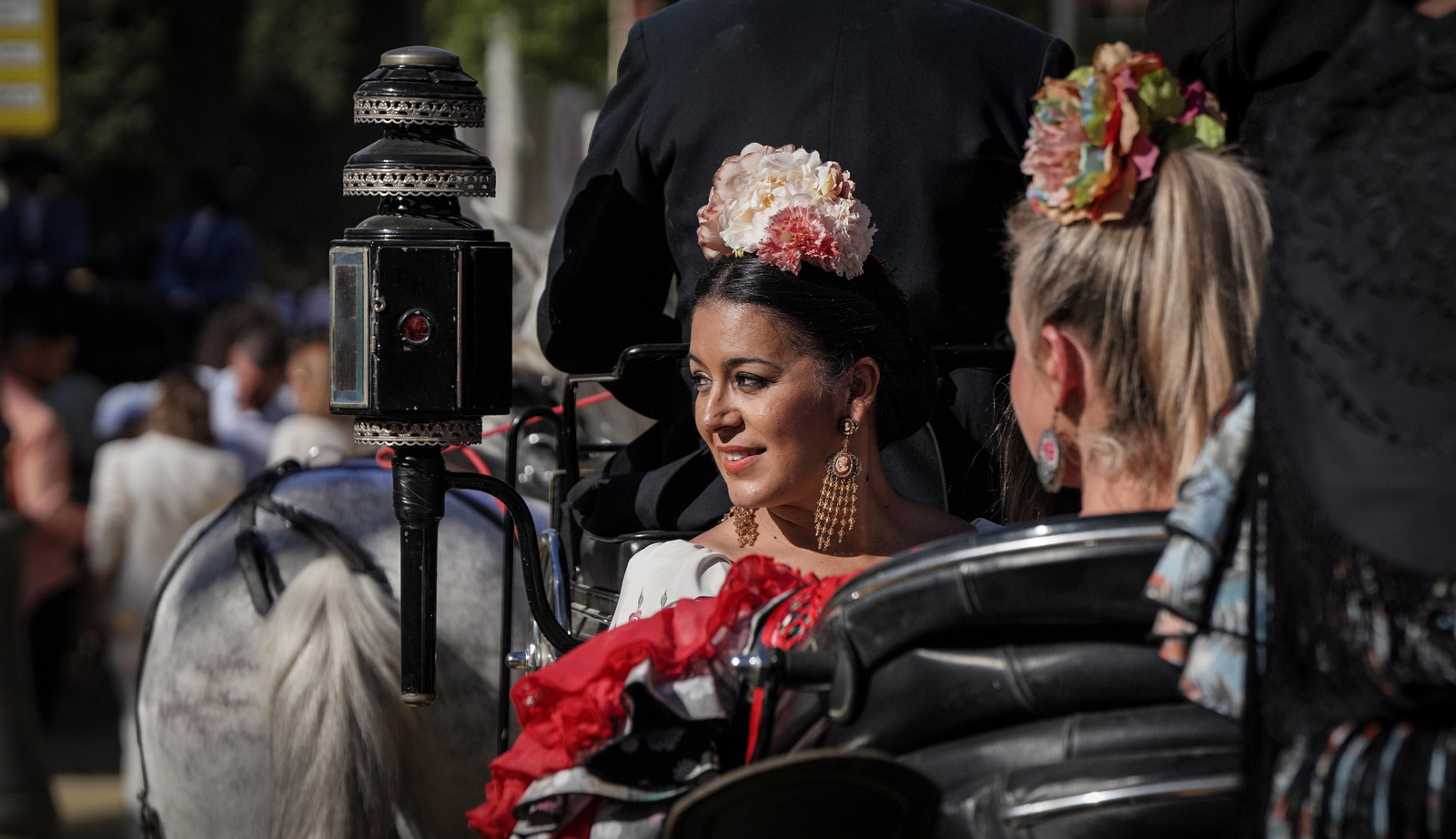 Imágenes del ambiente el lunes en la Feria de Jerez 2024