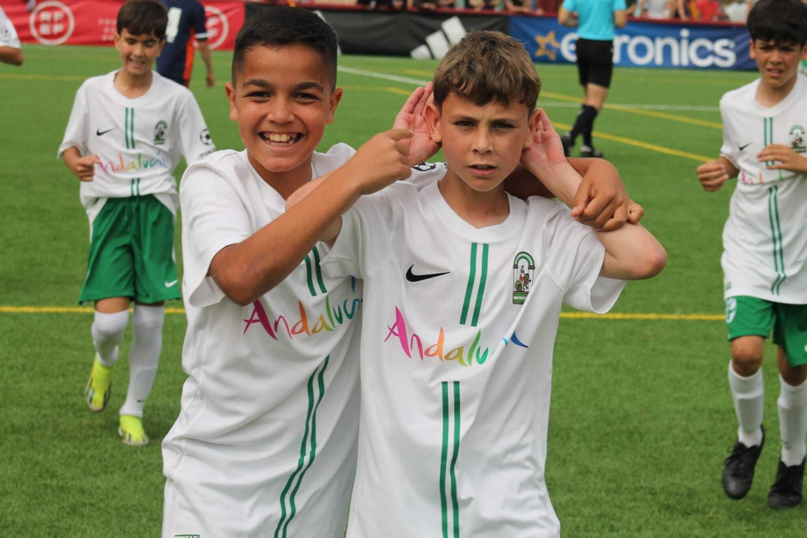 Enzo Pérez y Manuel Morales, campeones de España sub 12 con Andalucía