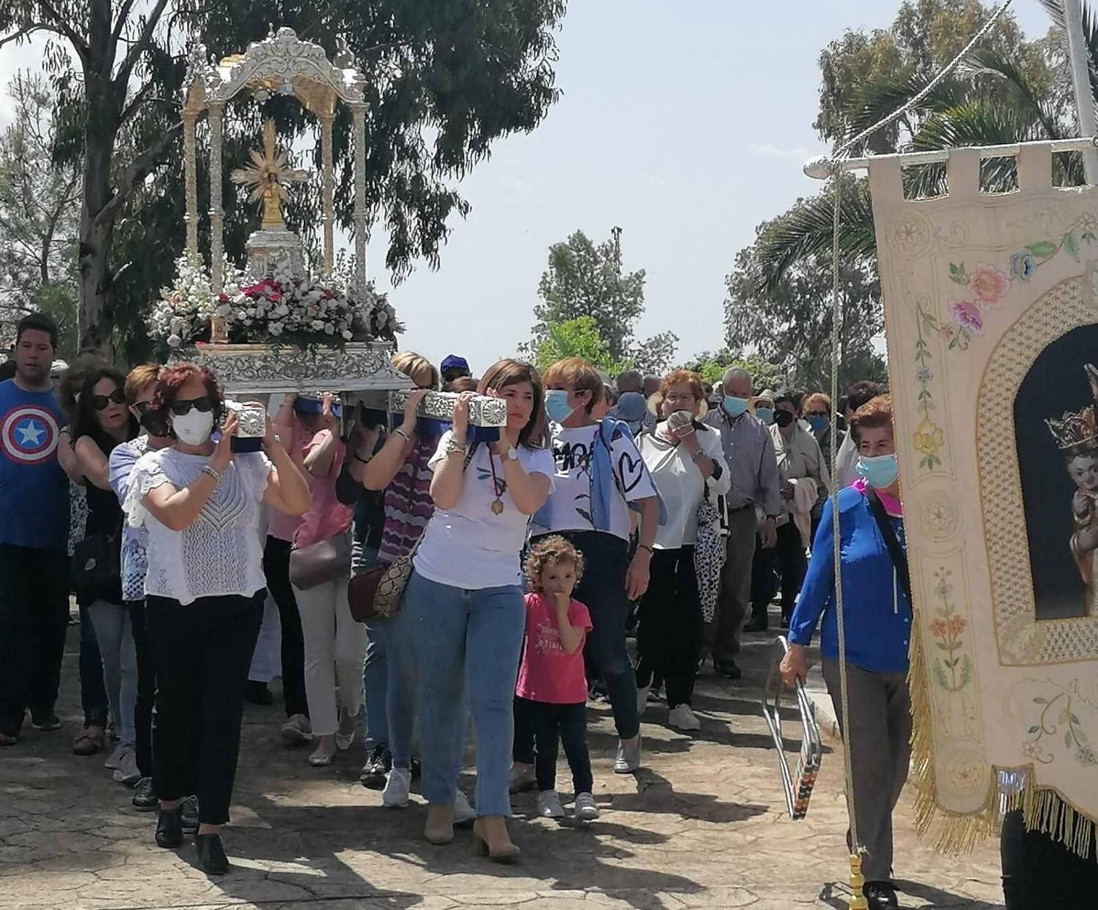 La Virgen de Guía, en Fuente La Lancha. La Virgen de Guía, en Fuente La Lancha.