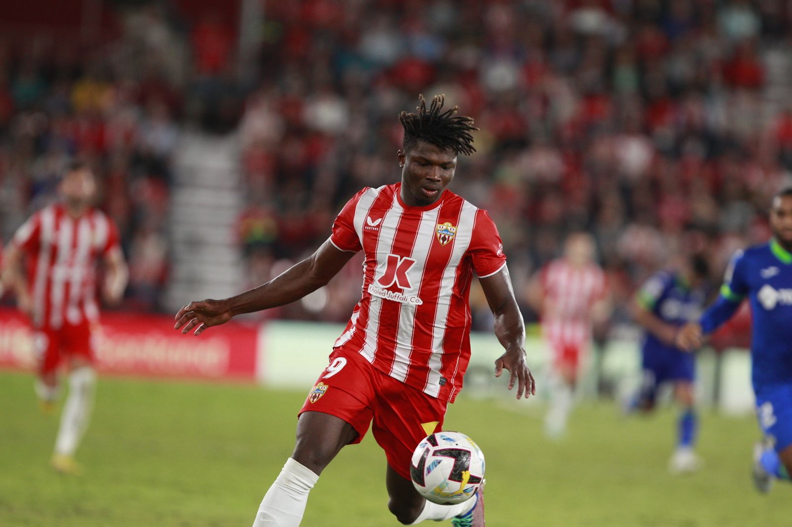 Imágenes del partido de fútbol U.D. Almería-Getafe C.F.