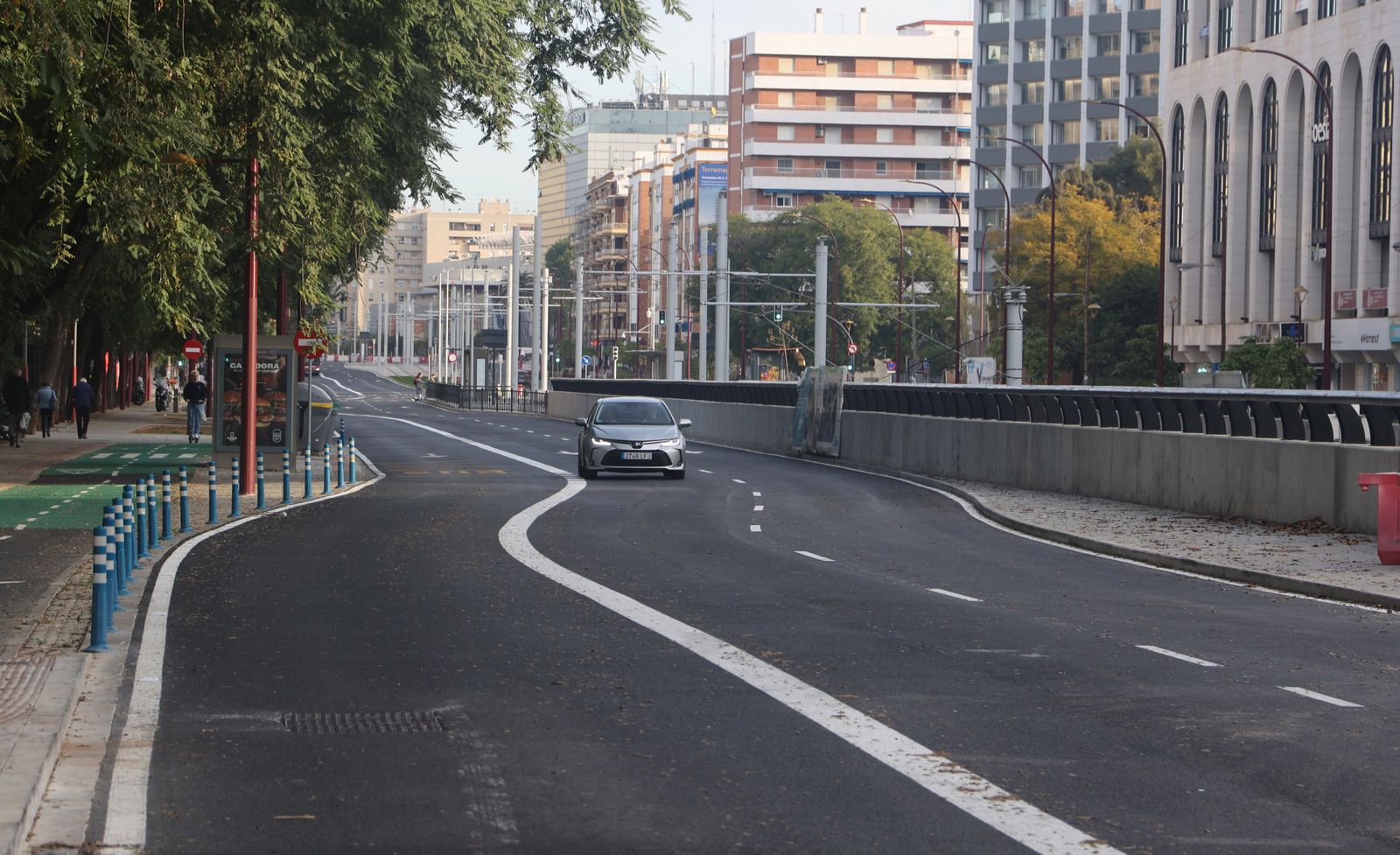 Apertura al tráfico de la Avda San Francisco Javier