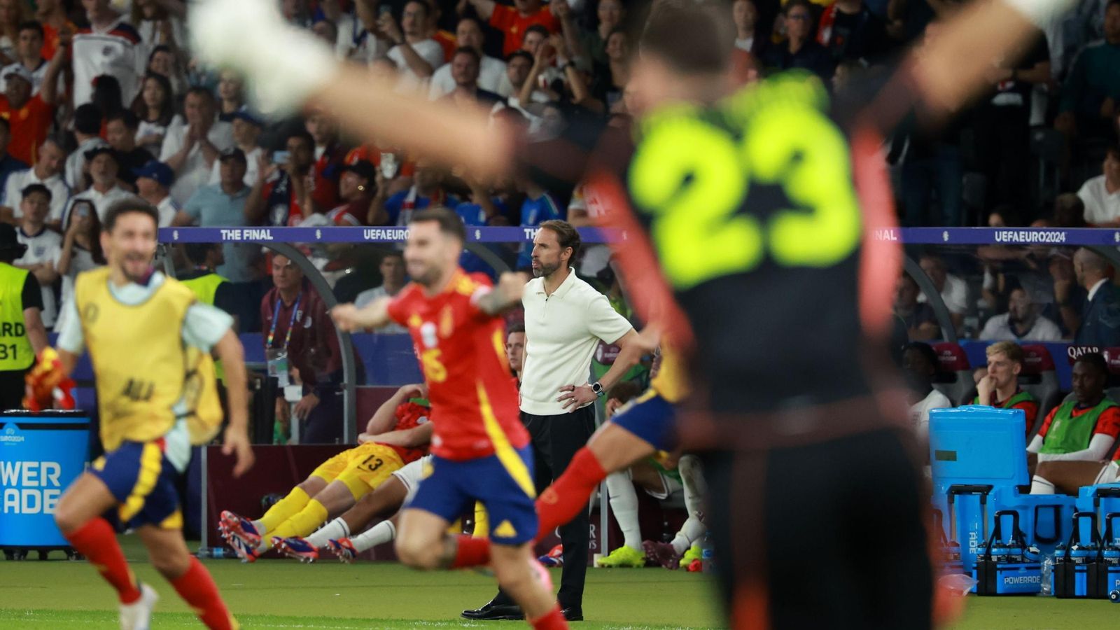 Las mejores fotos del título de España ante Inglaterra