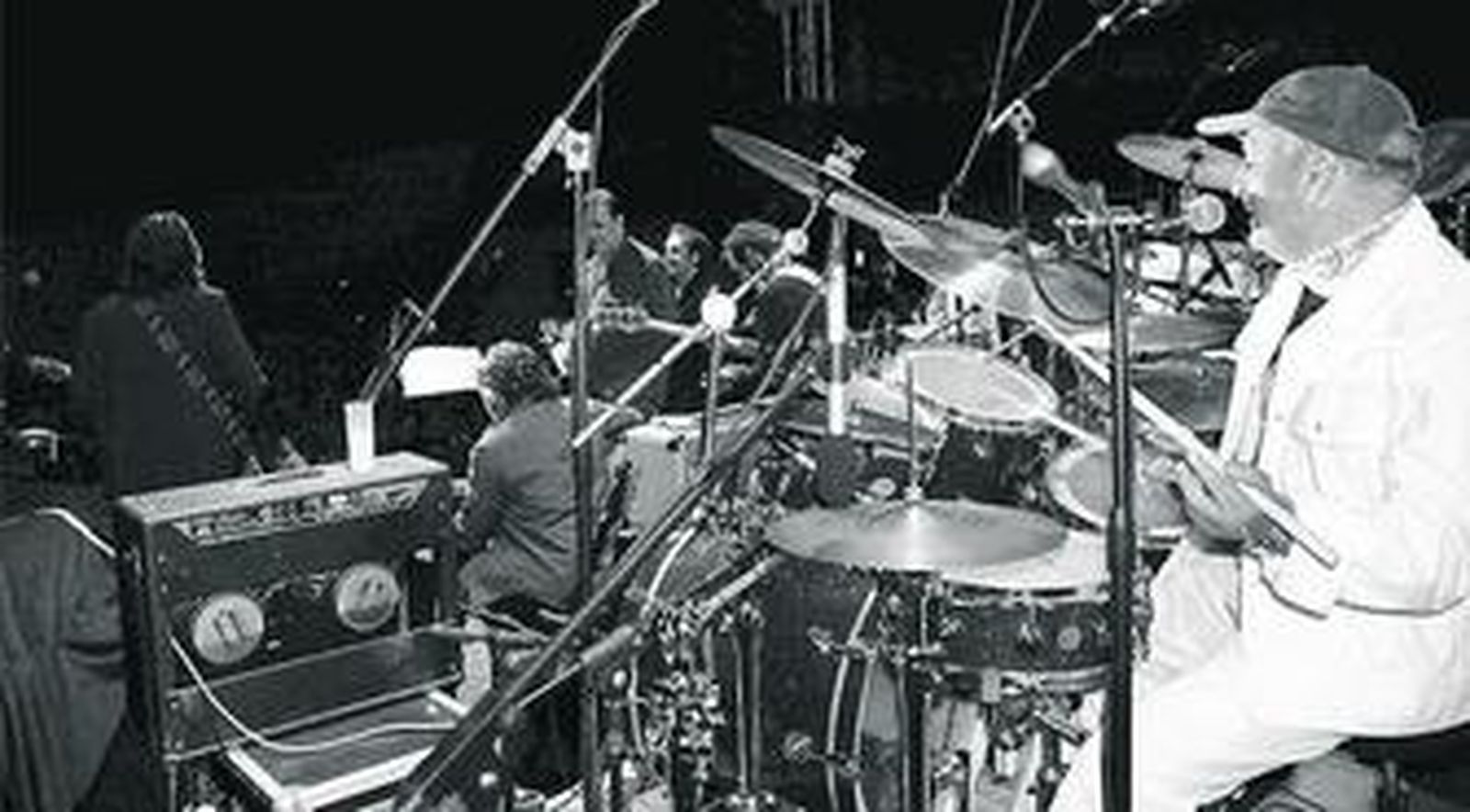 Imagen del grupo 'Cai' cuando volvió al festival de Bornos.