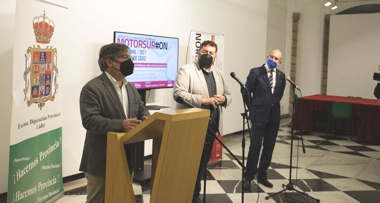 Presentación de Motorsur#On en la Diputación de Cádiz.