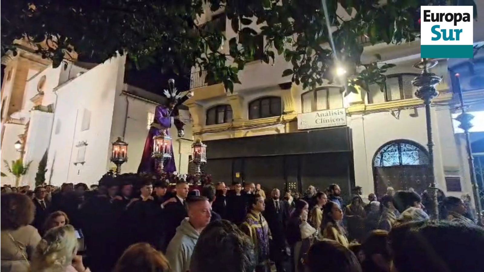 Así preside el Nazareno el Vía Crucis Oficial de Algeciras