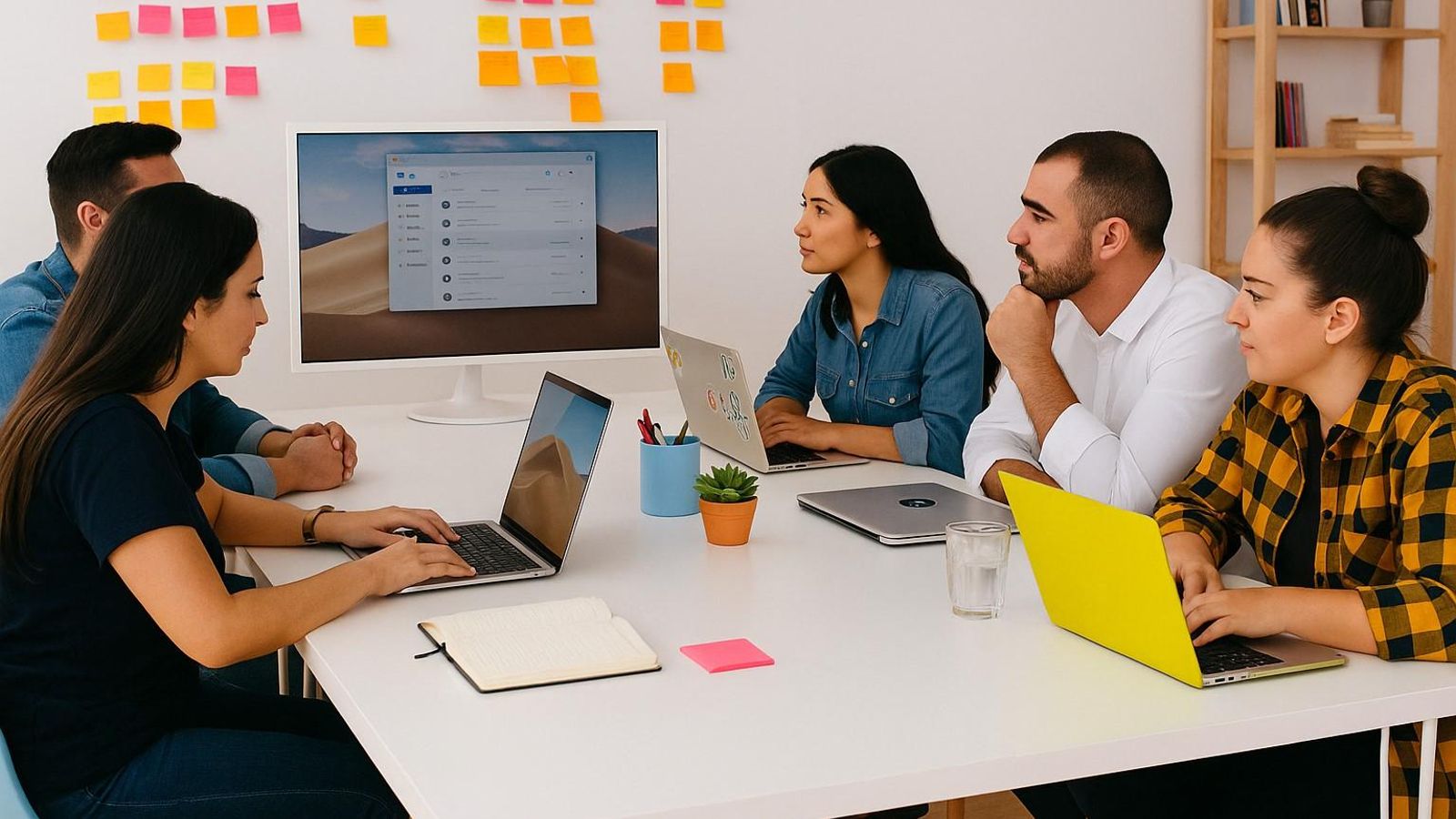 Reunión eficaz de trabajo.