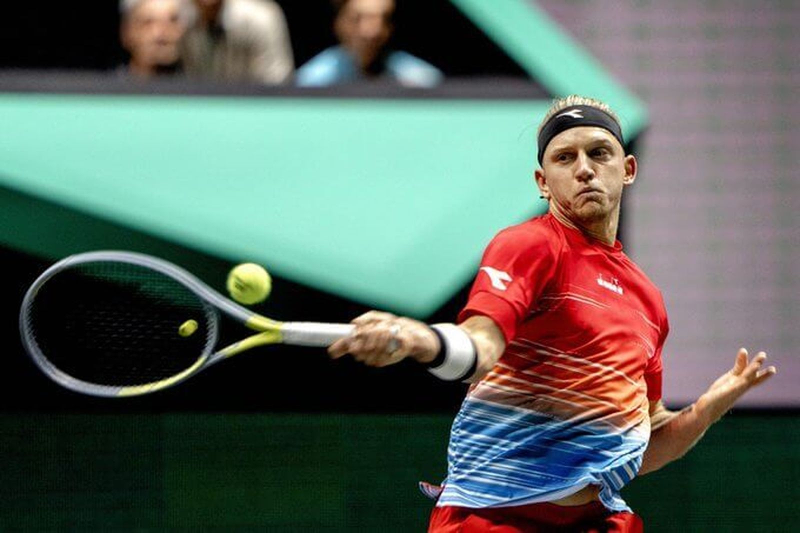 Davidovich, en un partido de esta temporada.