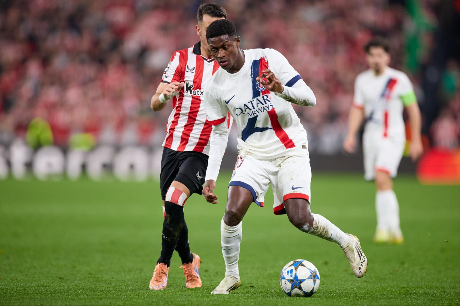 El Athletic Club-PSG, en imágenes