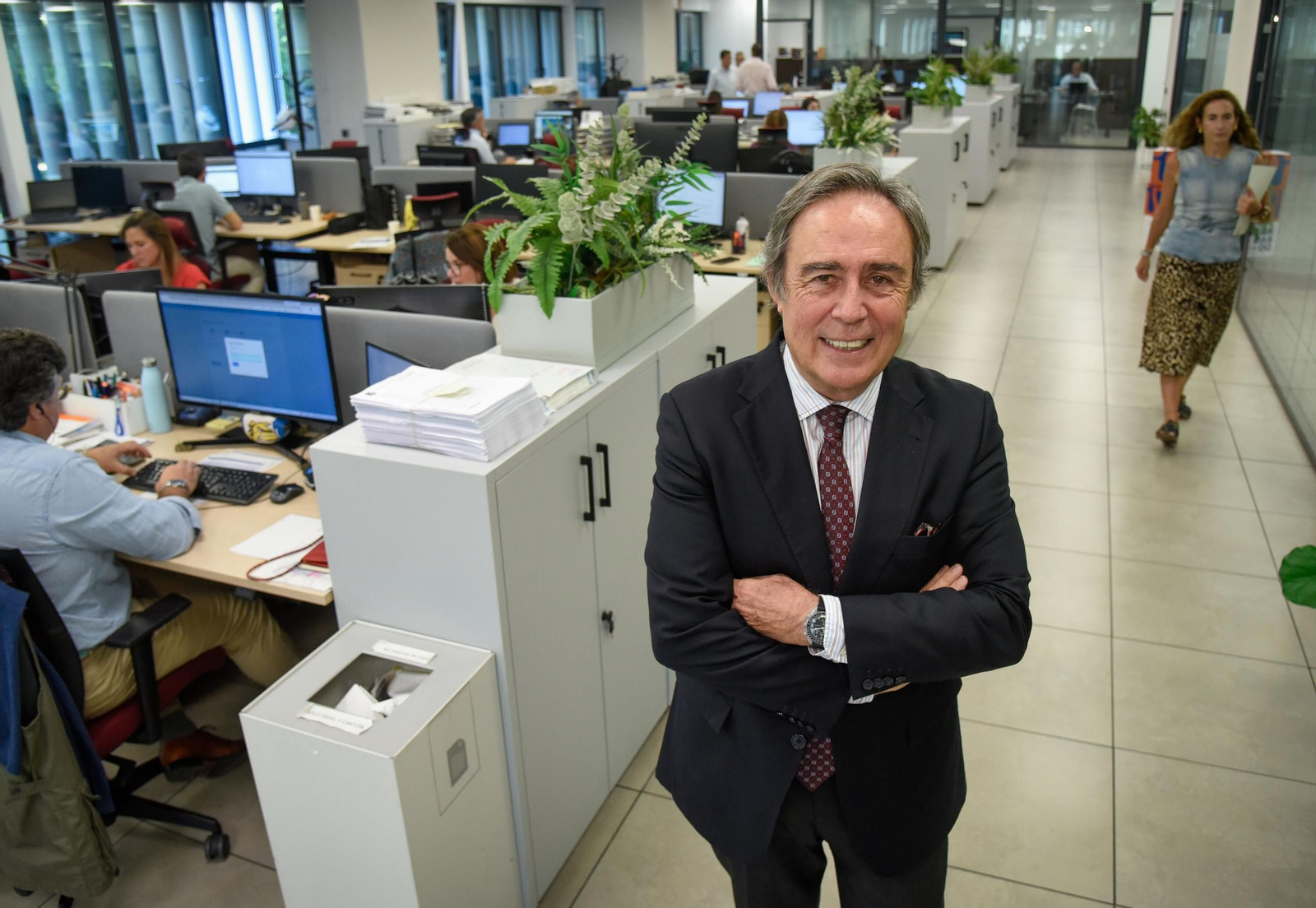 Ricardo Pumar, presidente ejecutivo de Inmobiliaria del Sur (Insur), en las oficinas centrales de Sevilla