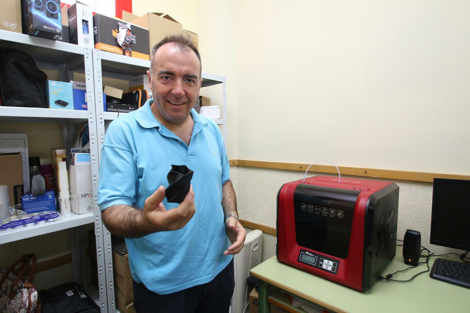 Fotogalería del proceso de elaboración del brazo mecánico