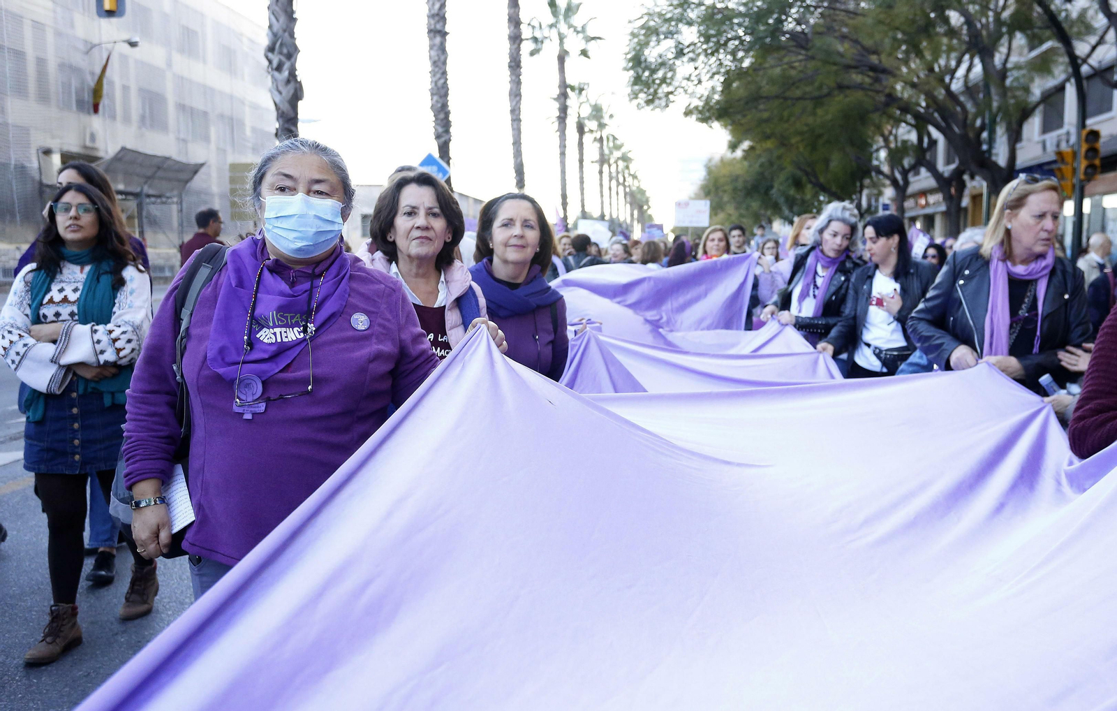 Las fotos de la manifestación del 8M en Málaga
