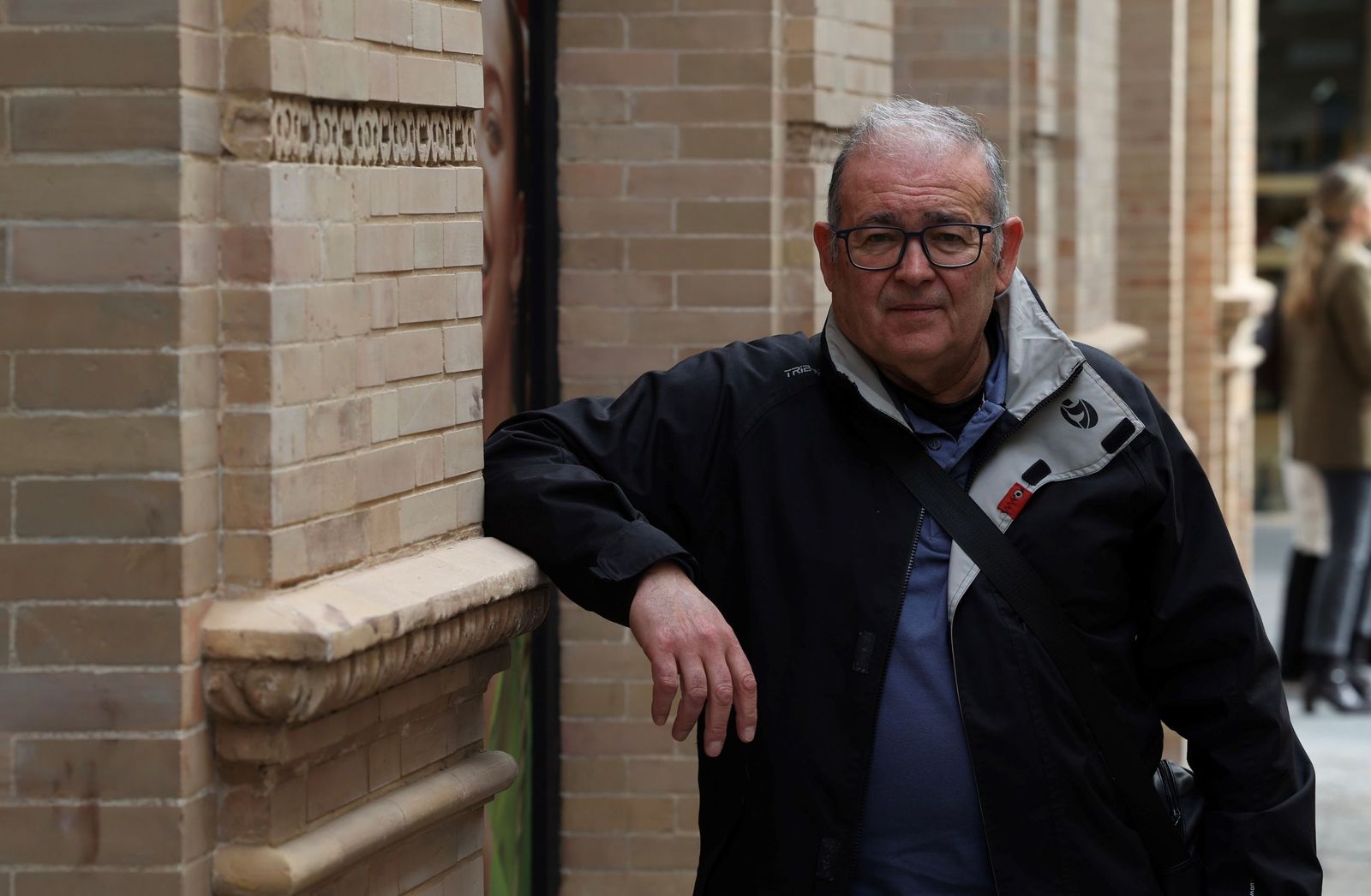 Rafael Domínguez Romero, minutos antes de la entrevista.