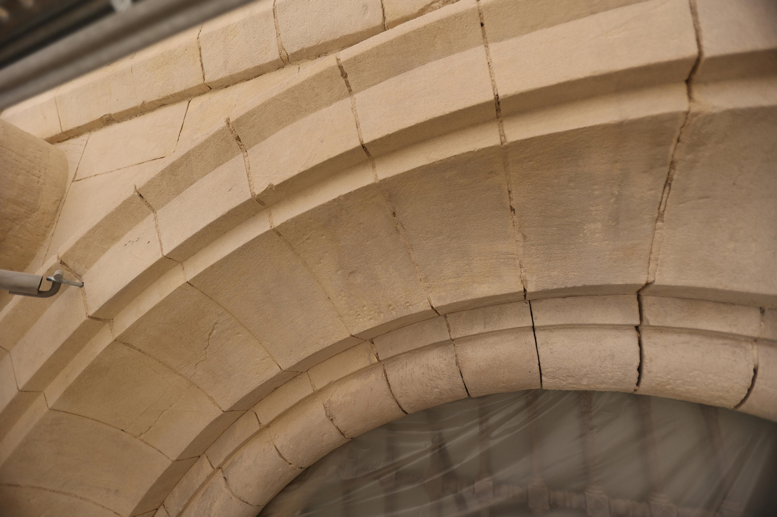 Obras en la fachada del ayuntamiento