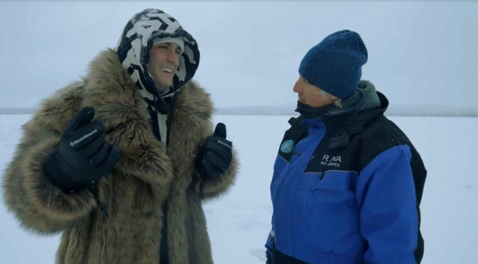 Palomo Spain le hizo sus confesiones más personales a Jesús Calleja en medio de un lago helado mientras pescaban