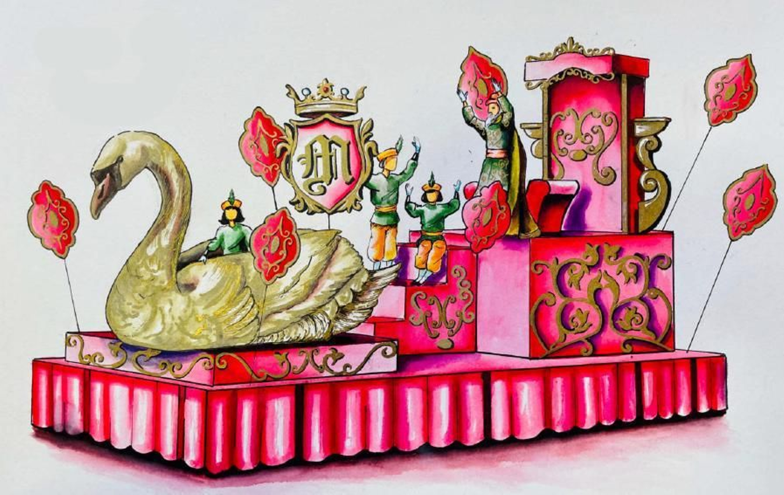 Así son las carrozas de la cabalgata de Reyes Magos de San Fernando