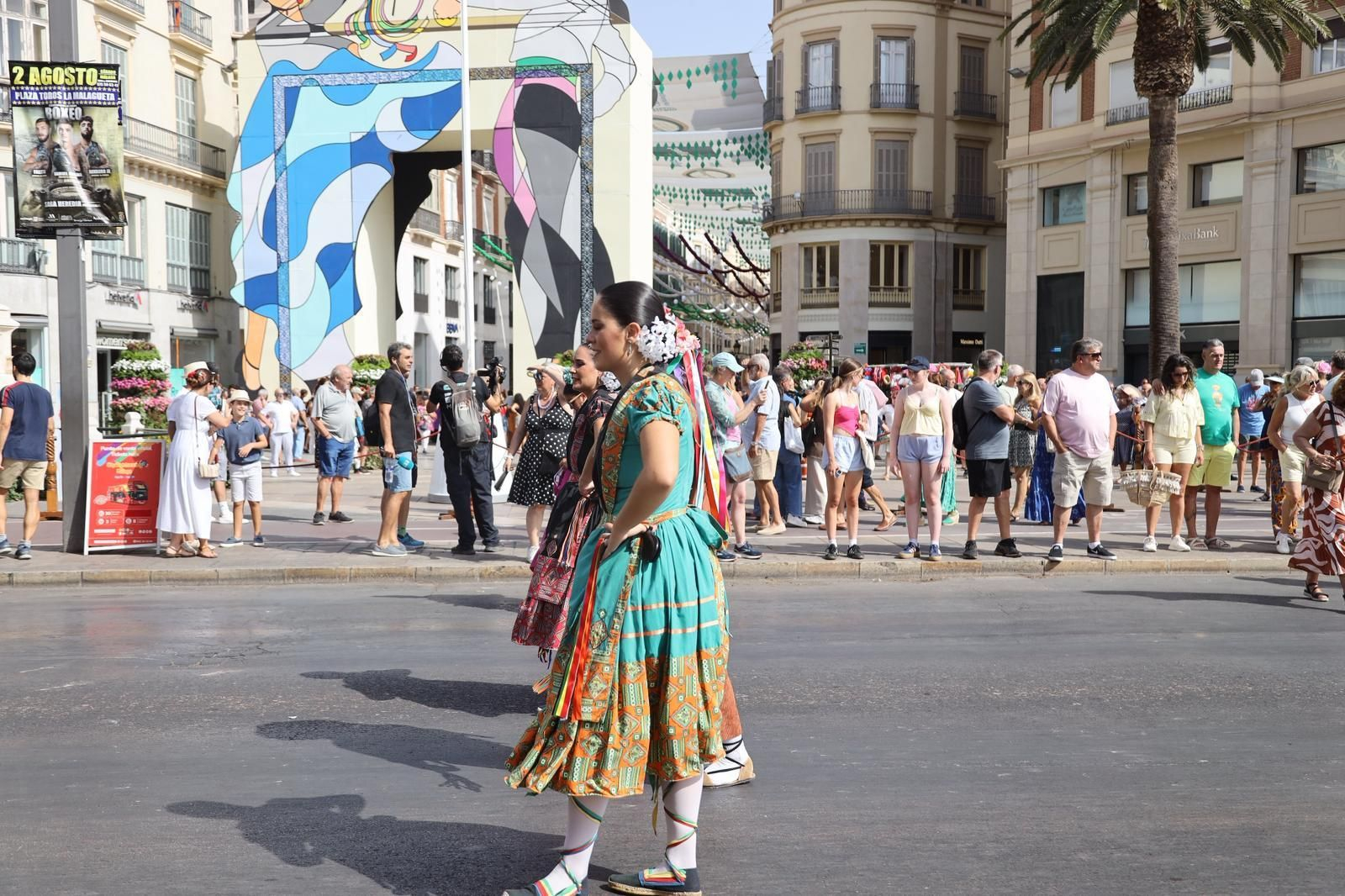 La Romería al Santuario de la Victoria que inicia la Feria de Málaga, en fotos