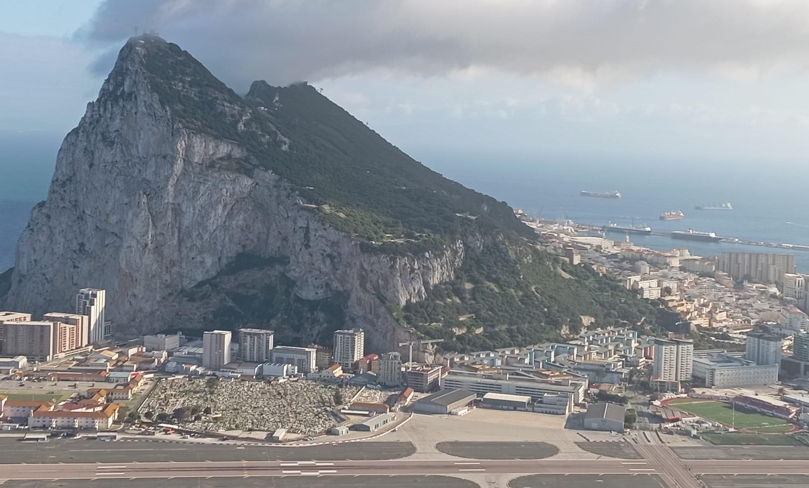 El Peñón de Gibraltar.