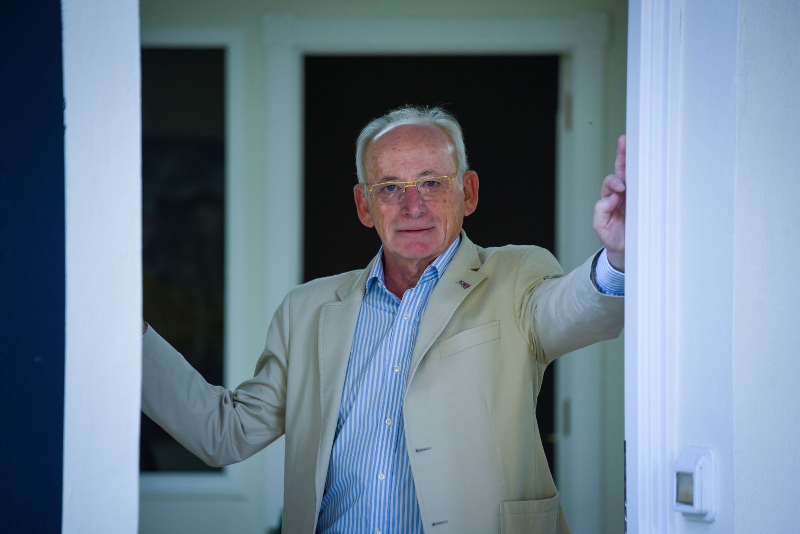 Beltrán Calvo Borrego (Sevilla, 1958), posa para la entrevista.