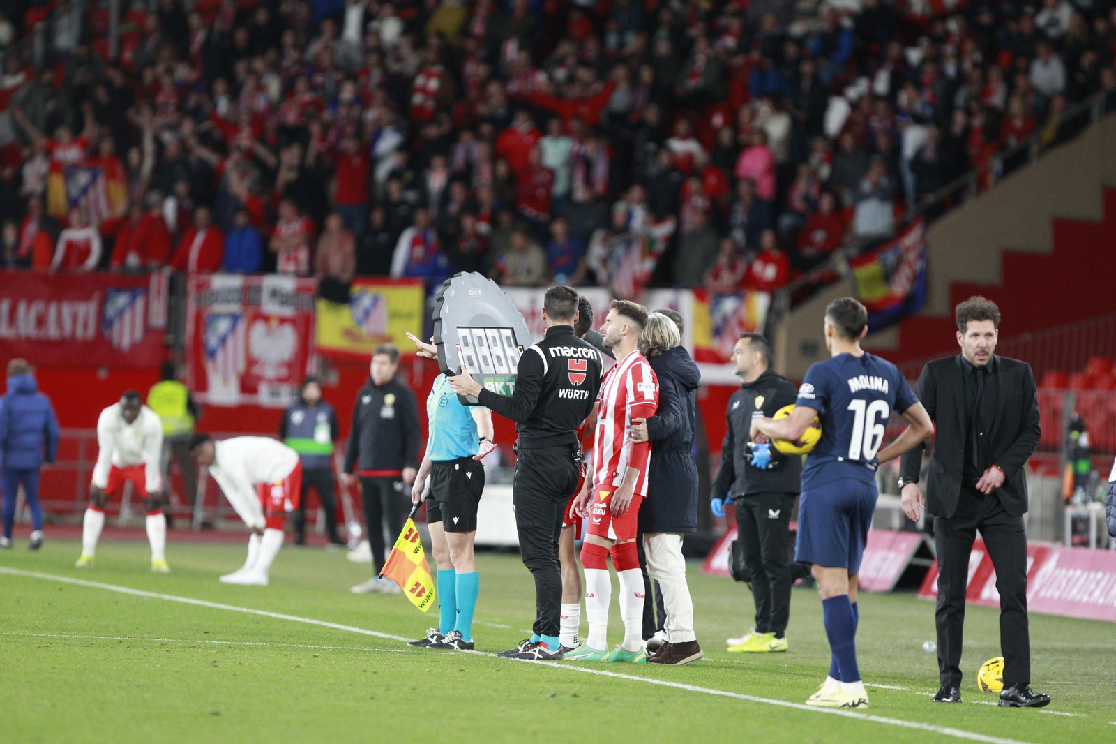 Las mejores imágenes del partido U.D. Almería-Atlético de Madrid