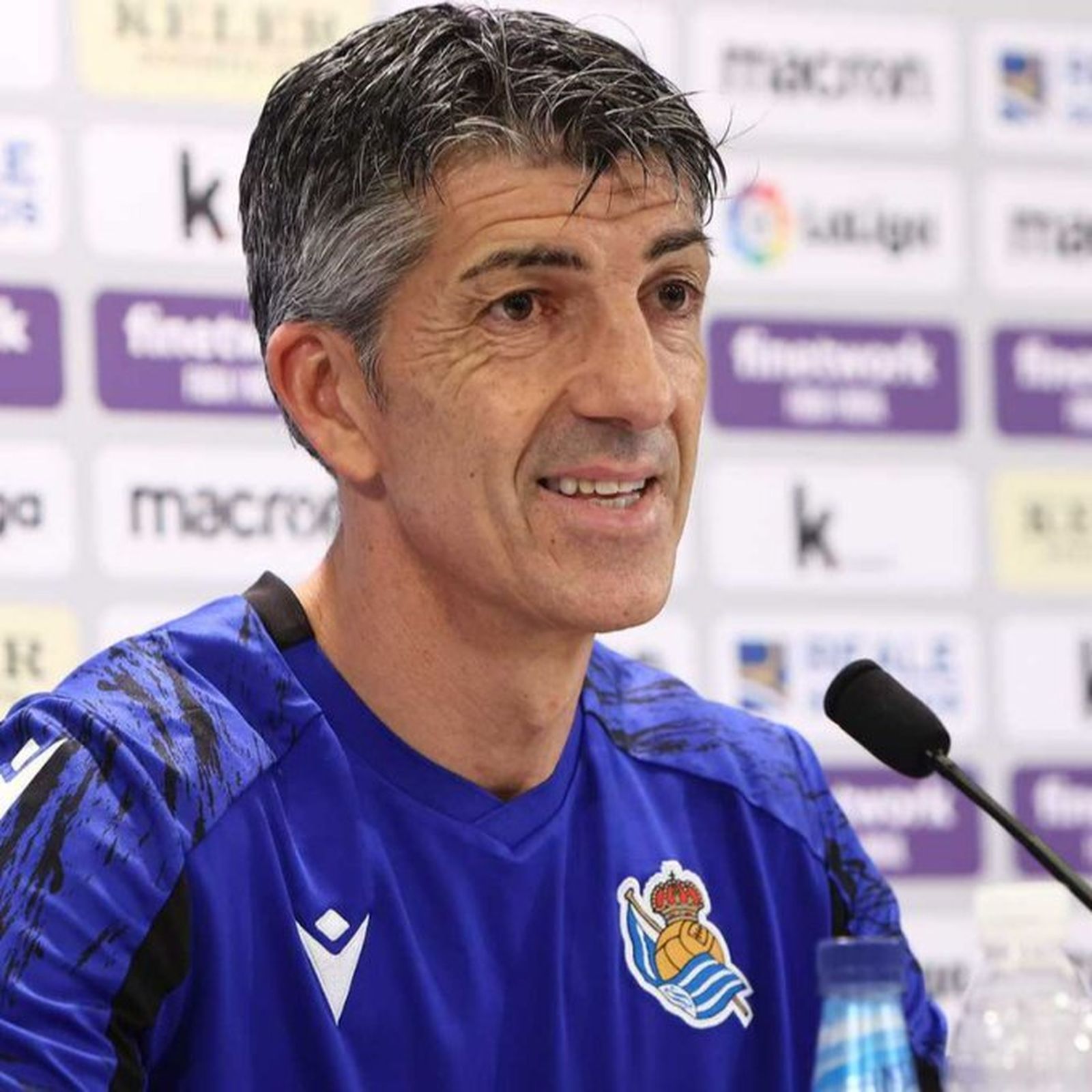 El técnico de la Real, Imanol Alguacil.