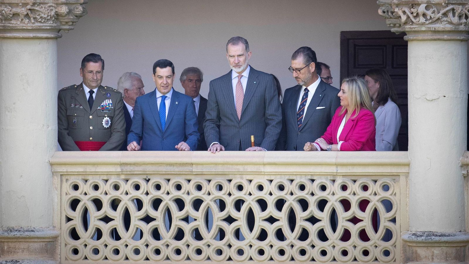 Las fotos de Felipe VI en el Real Monasterio de San Jerónimo de Granada en la reunión de las Reales Maestranzas de España