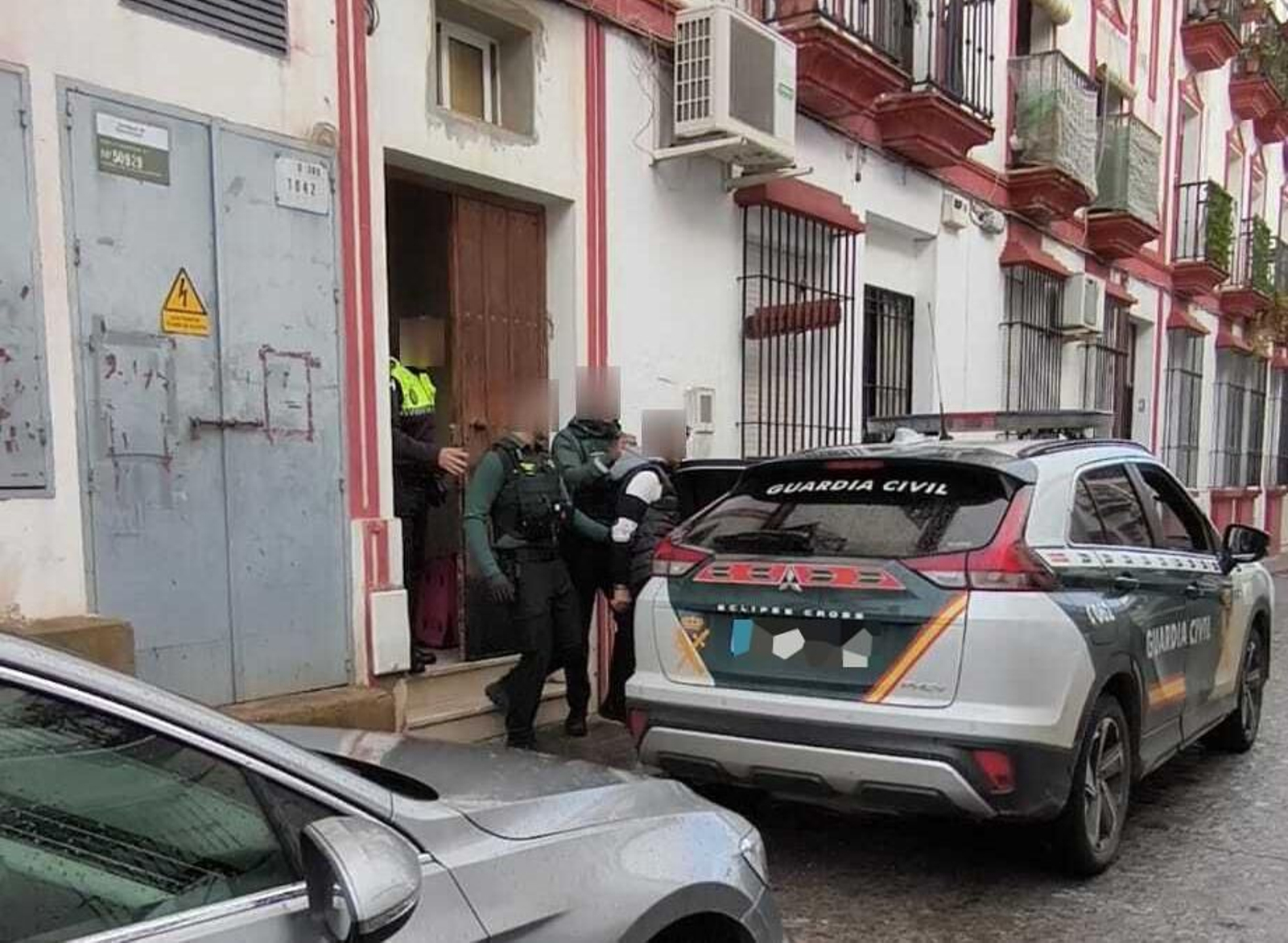Momento de la detención.