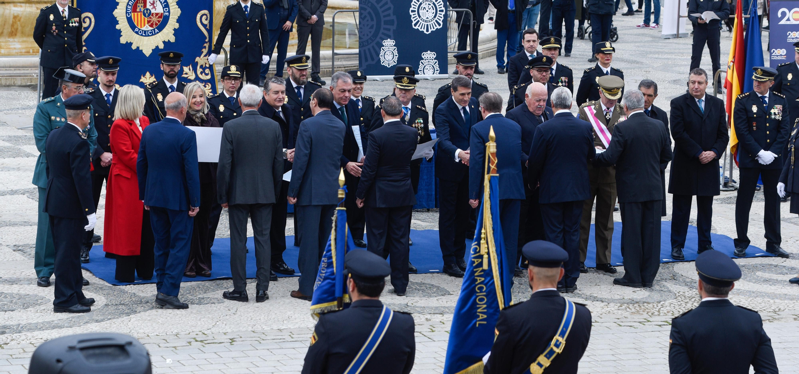 Acto de celebración del Bicentenario de la Policía Nacional en Sevilla