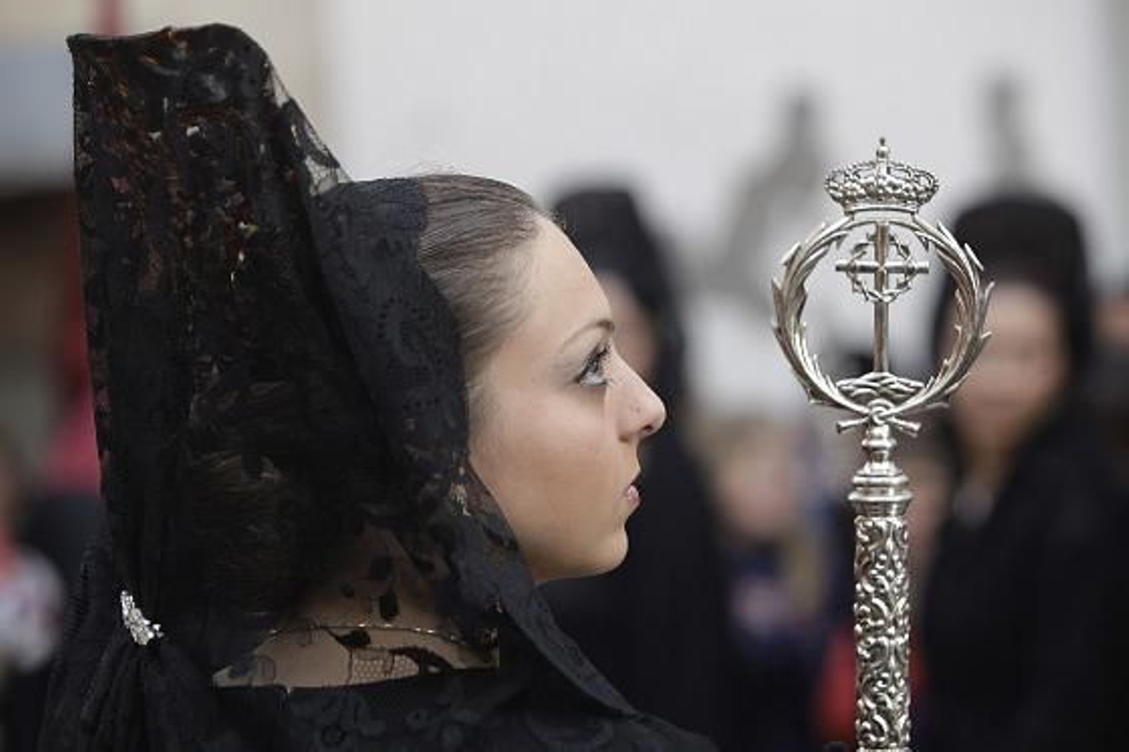 El barrio de La Merced vive su tarde grande con la salida de la Sentencia

Foto: Jesus Marin