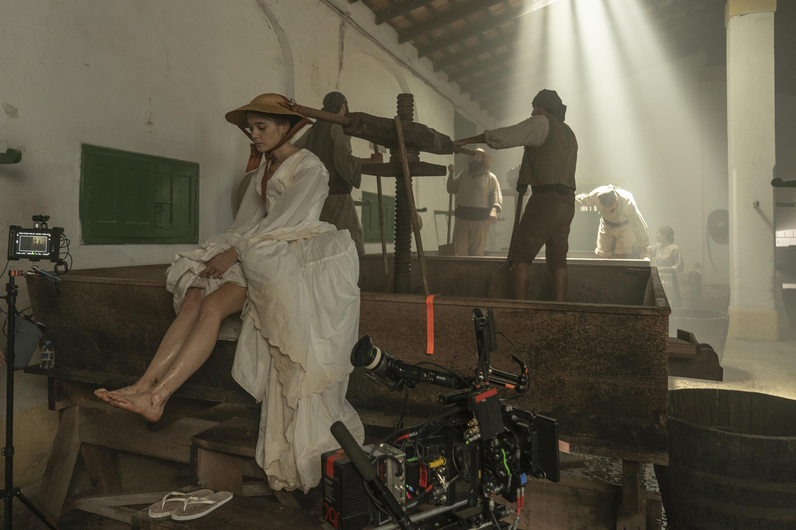 Así se hizo La Templanza,imágenes del rodaje en Jerez