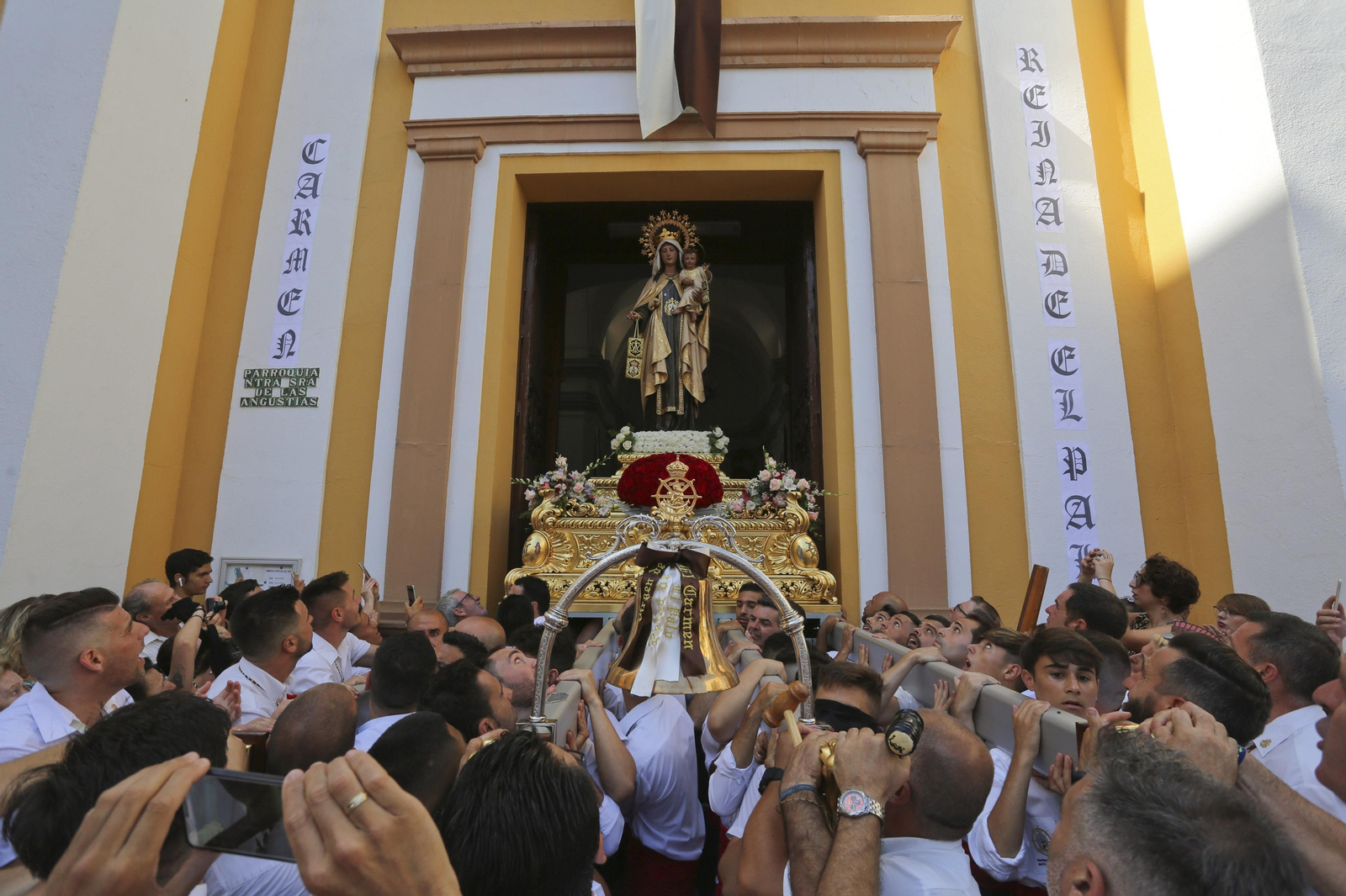 Las fotos de las procesiones de la Virgen del Carmen en Málaga