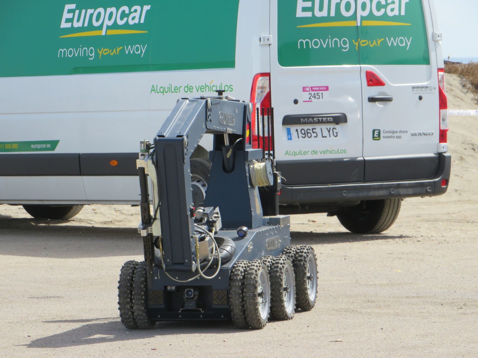 Garantes de la seguridad de los ciclistas de la Vuelta a España