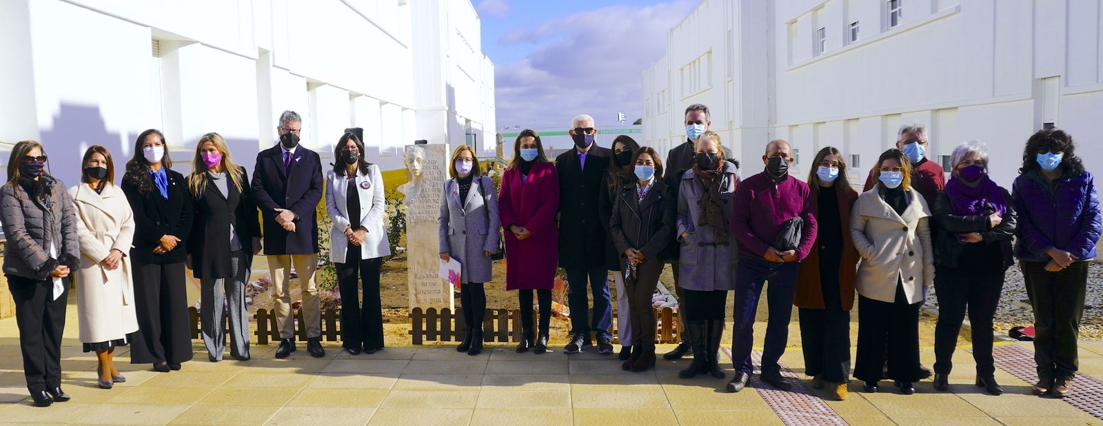 Acto del 25N en la Universidad de Huelva.