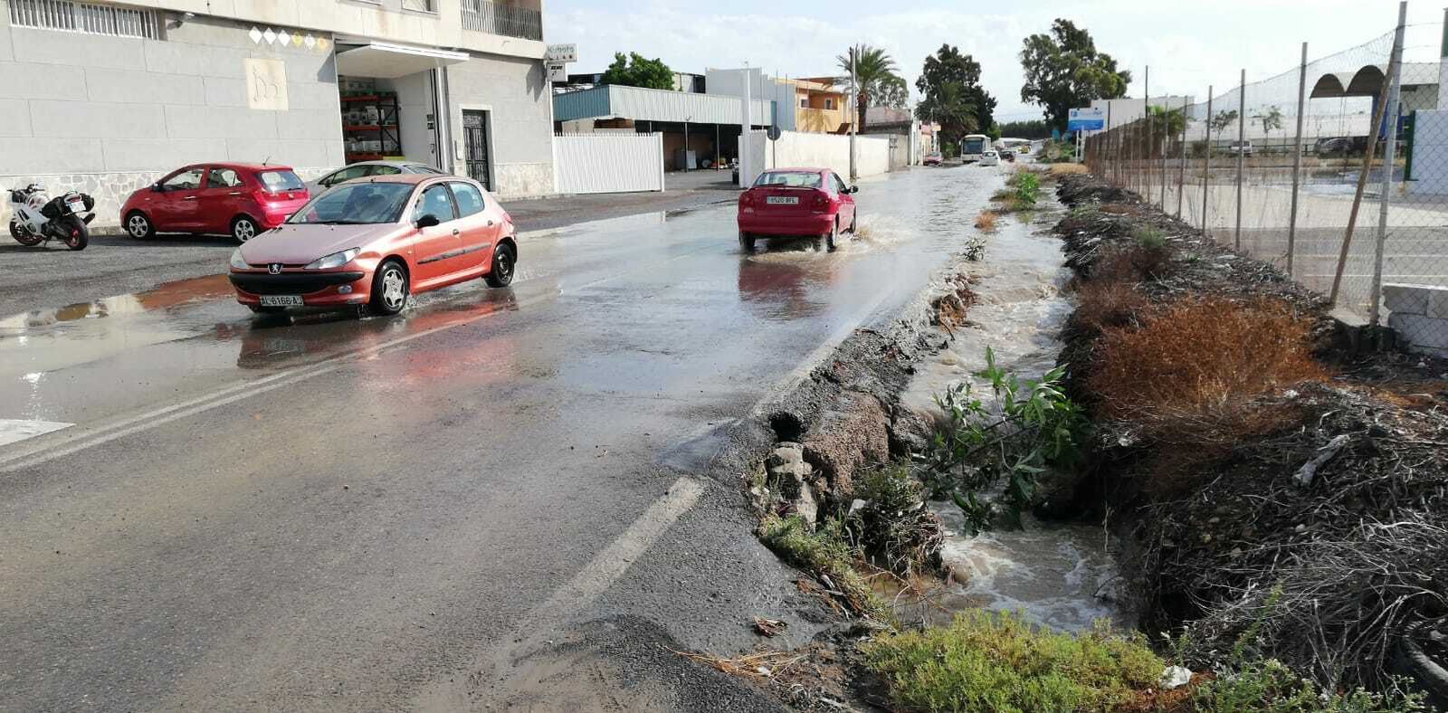 Las imágenes del paso de la gota fría por Almería