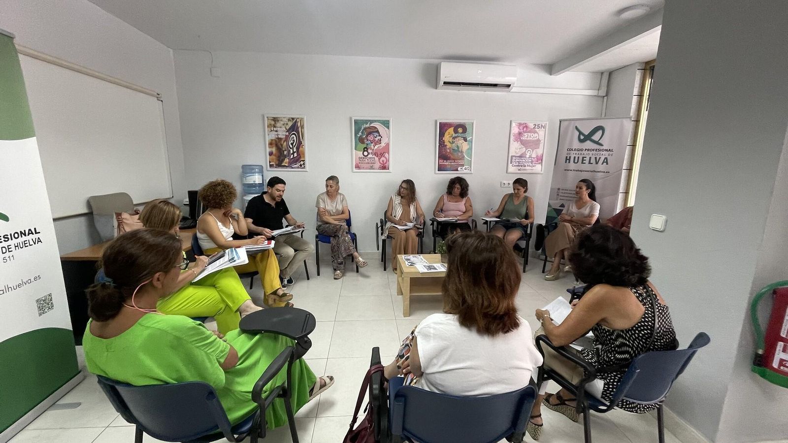 Reunión de la candidata con el Colegio Profesional de Trabajo Social