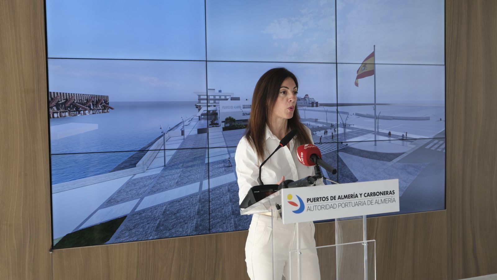 Imágenes del proyecto de eficiencia y urbanización del Puerto de Almería