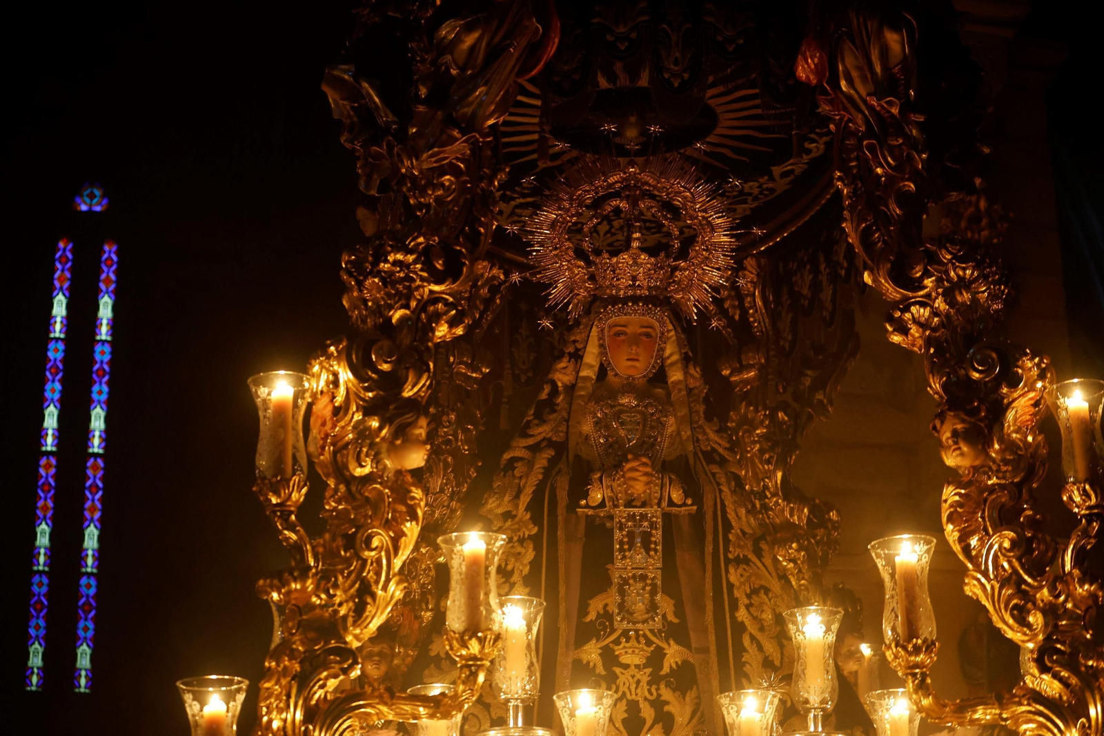 Las imágenes del Remedio de Ánimas en San Lorenzo el Lunes Santo de Córdoba
