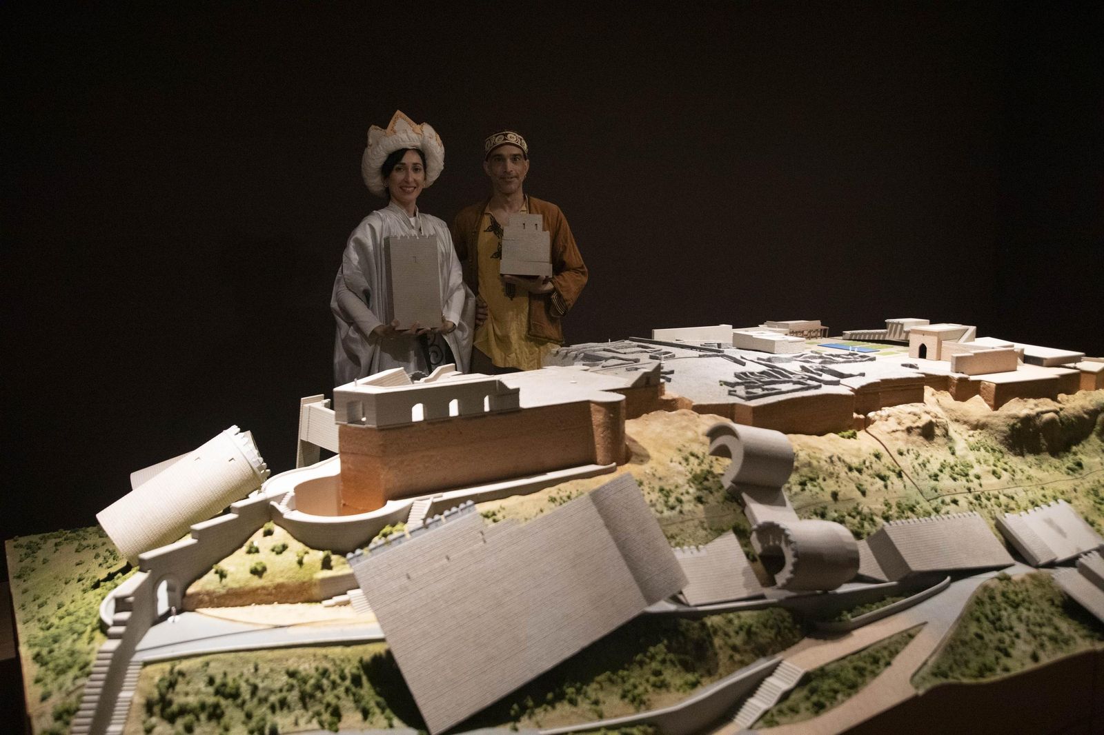 Presentación de la maqueta de la Alcazaba de Almería, en imágenes