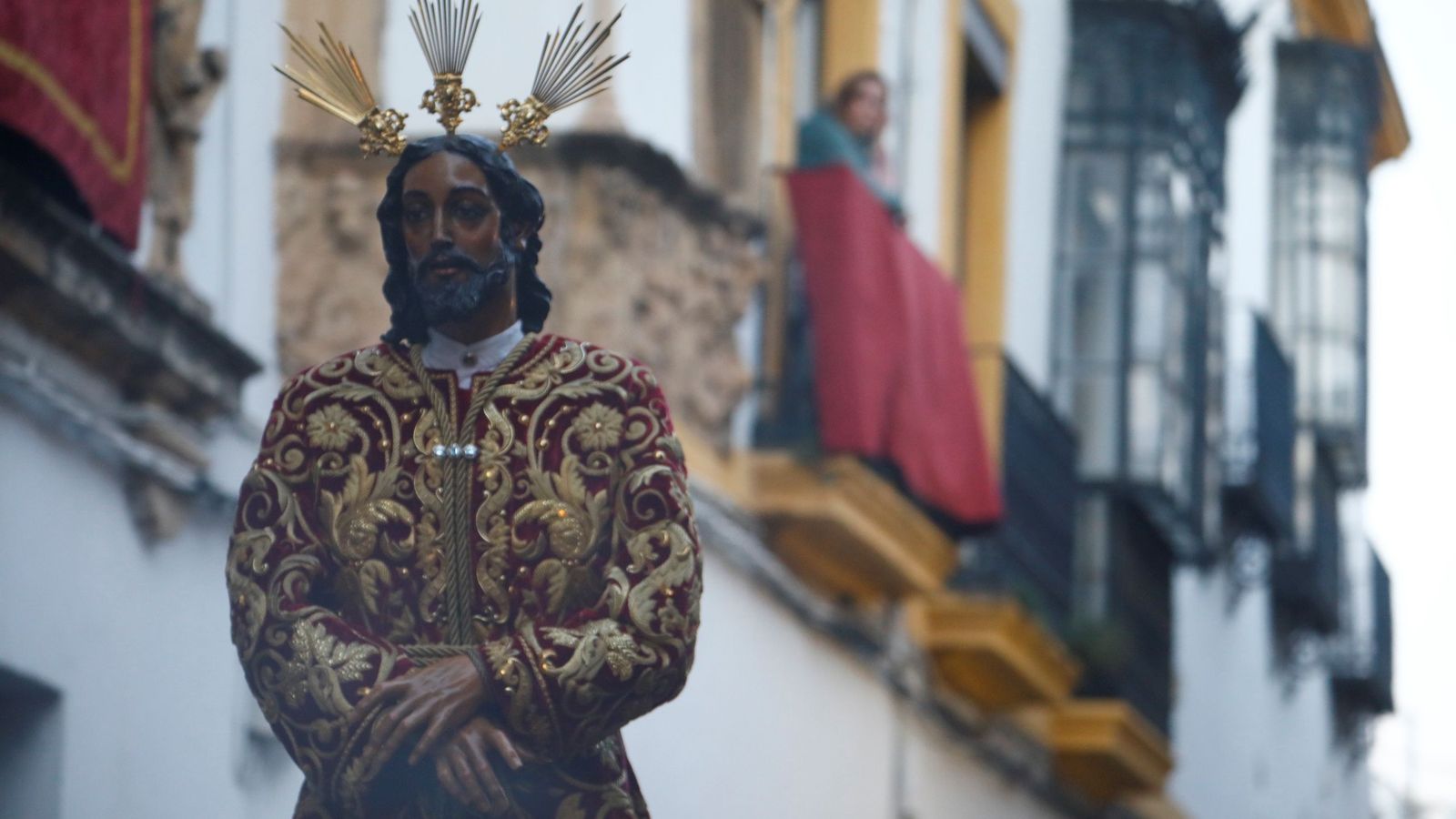 El Señor de la Sentencia, durante uno de sus traslados.