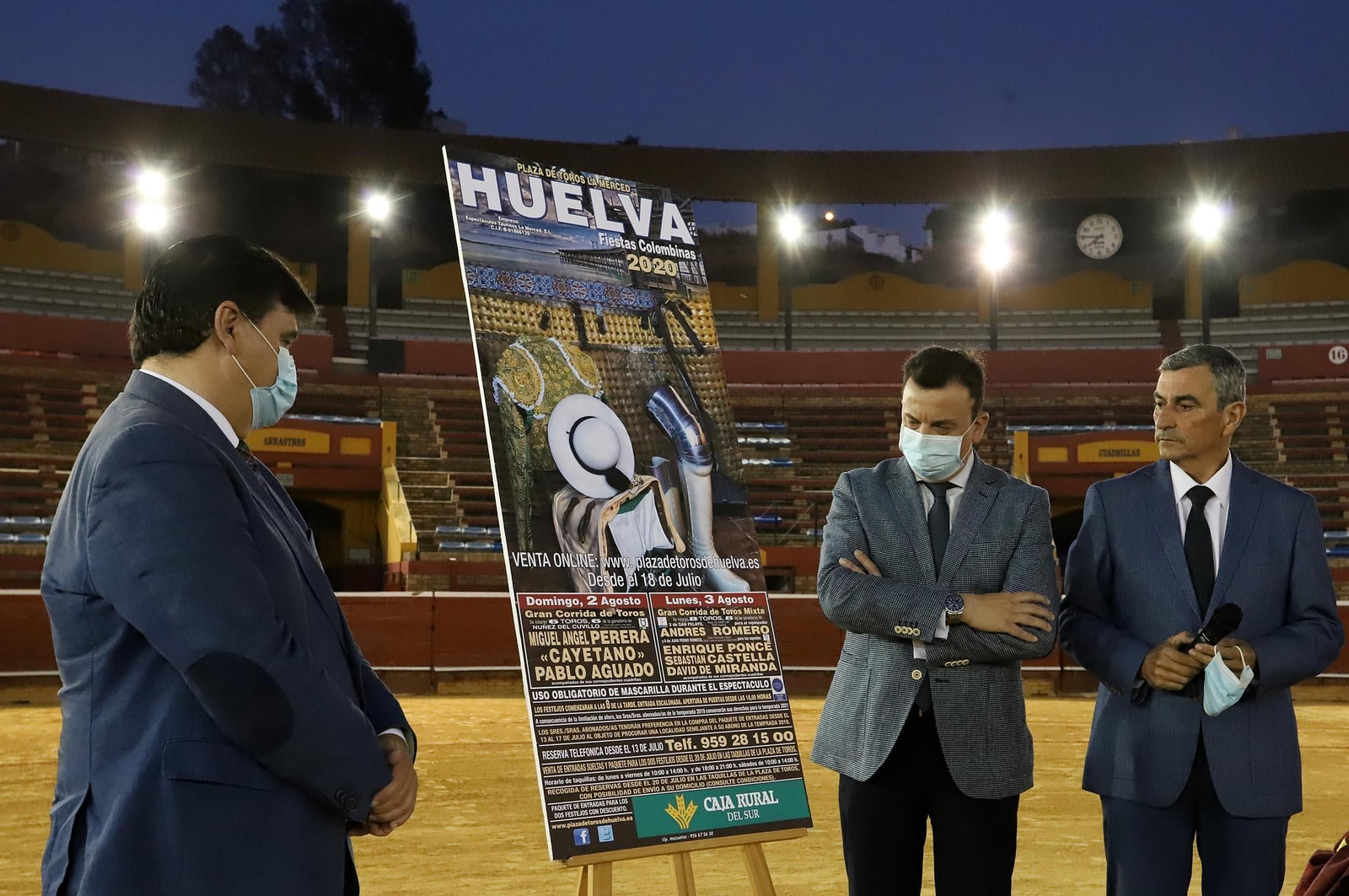 Imágenes de la presentación oficial de la Feria Taurina de Colombinas 2020