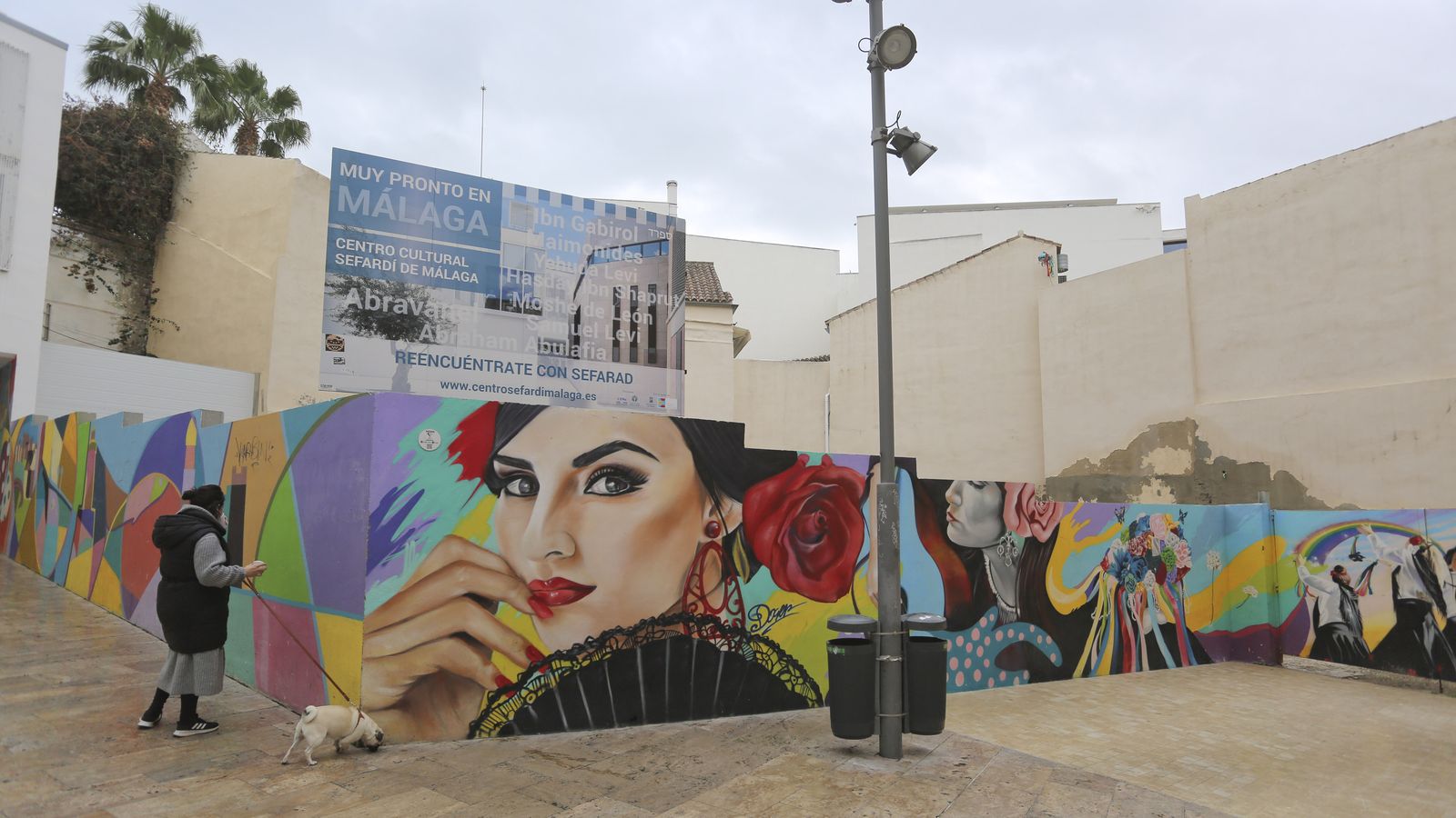 Cartel informativo de la actuación.